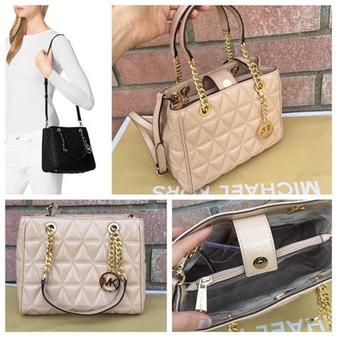 michael kors susannah crossbody quilted